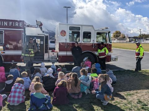 A visit from the Fire Dept