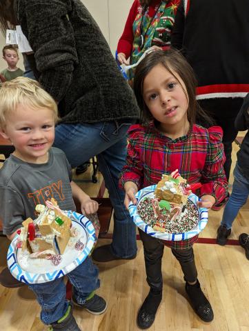 First Grade Gingerbread houses