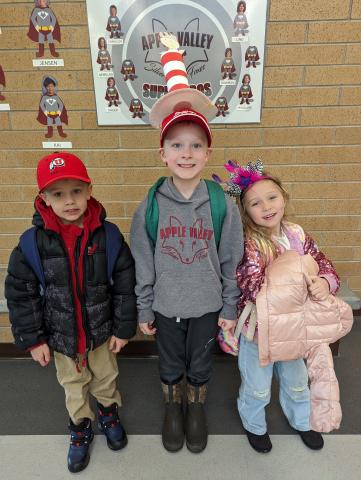 Celebrating Dr Seuss with crazy hats