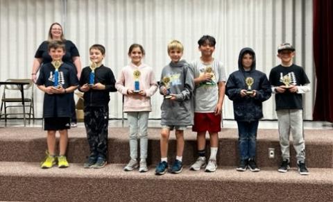 Third grade chess winners
