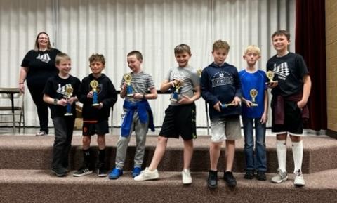Fourth grade chess winners