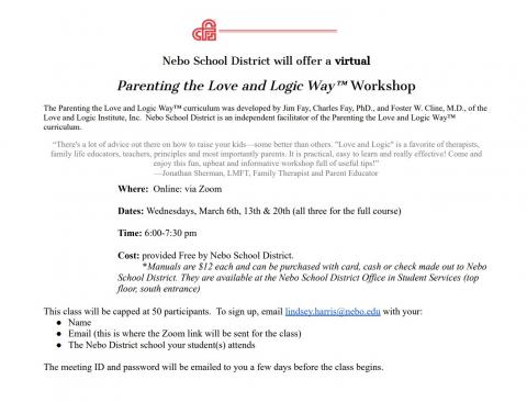 parent workshops