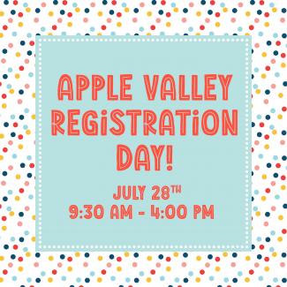 Apple Valley Registration Day