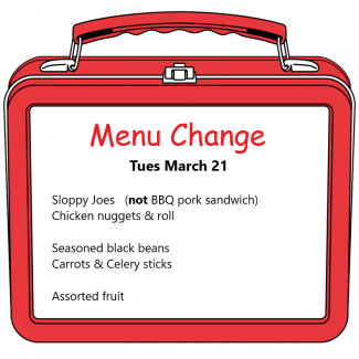 menu change