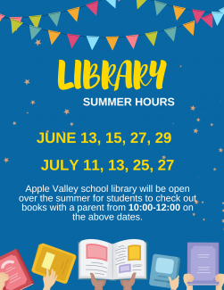 library summer hours